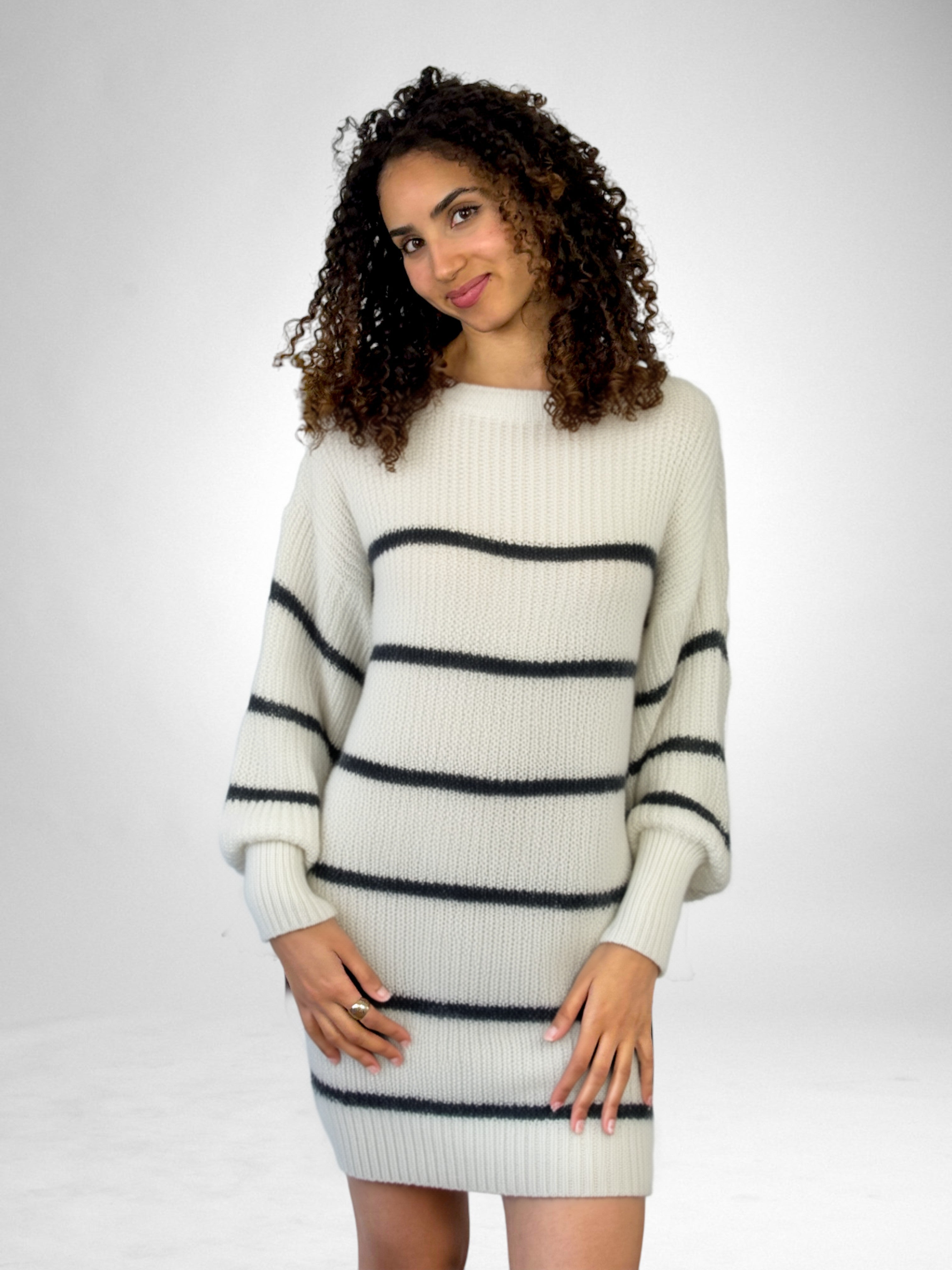 Robe pull Sam - Crème