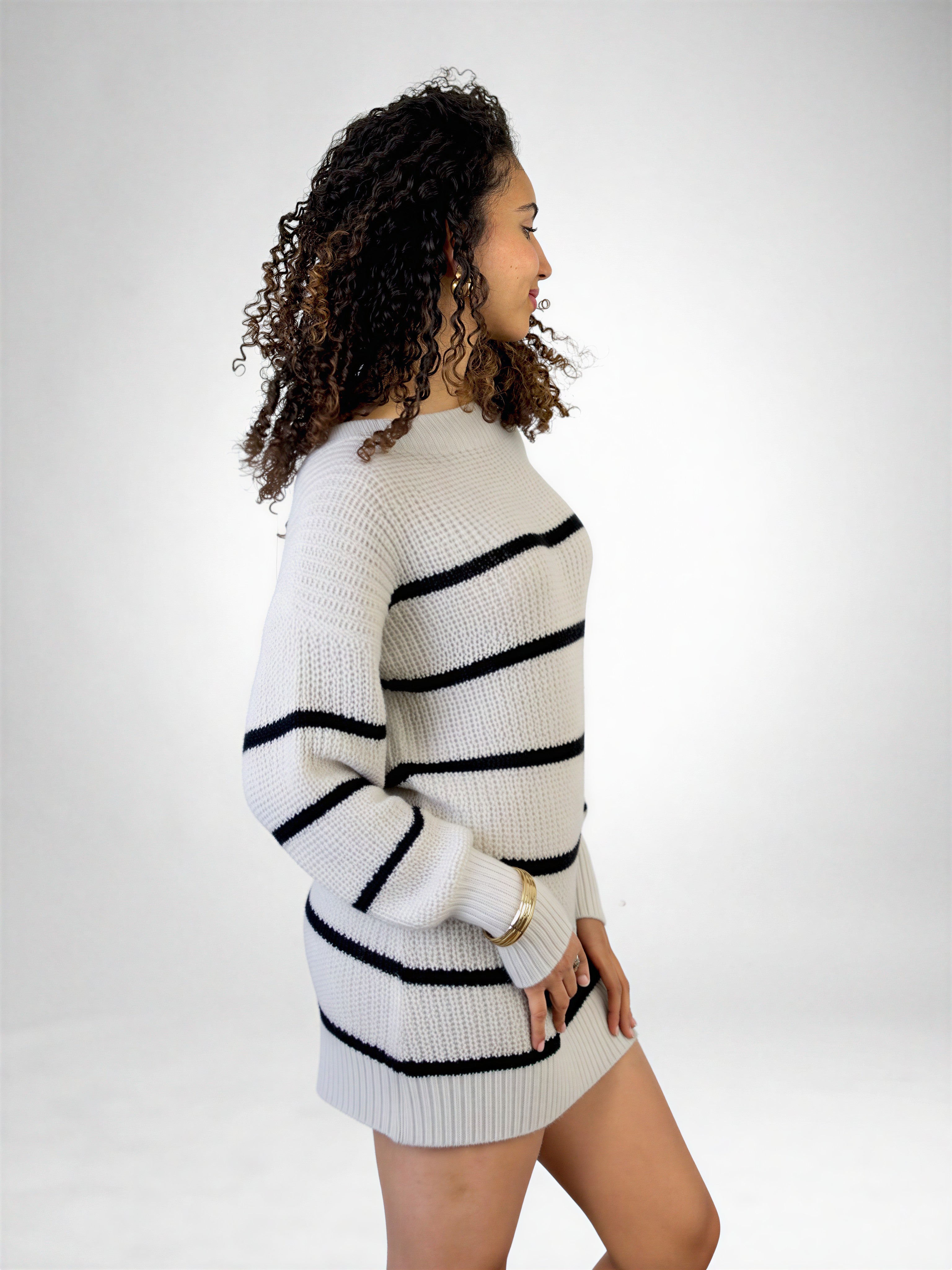 Robe pull Sam - Crème