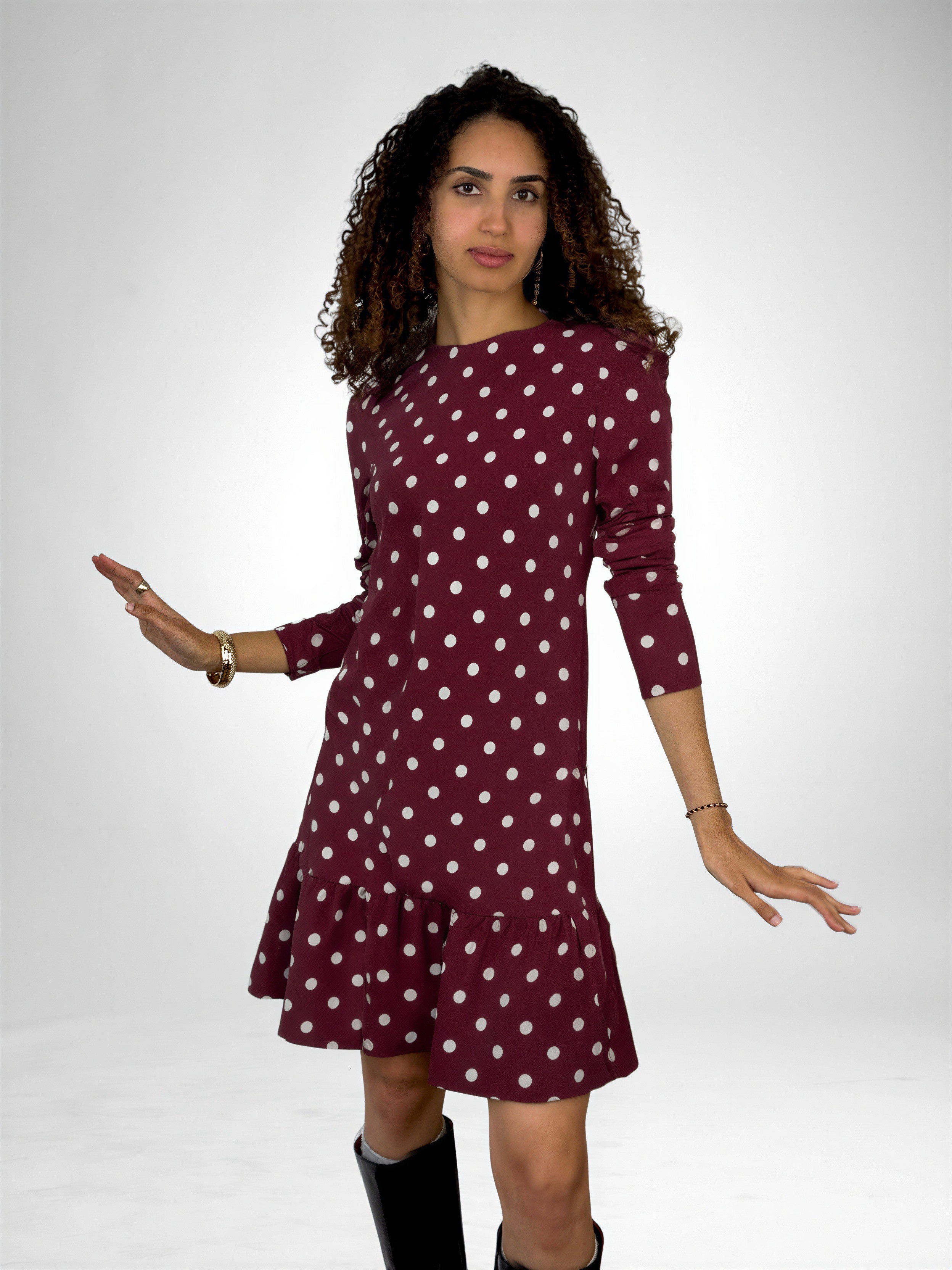 Robe She's My Day - Bordeaux