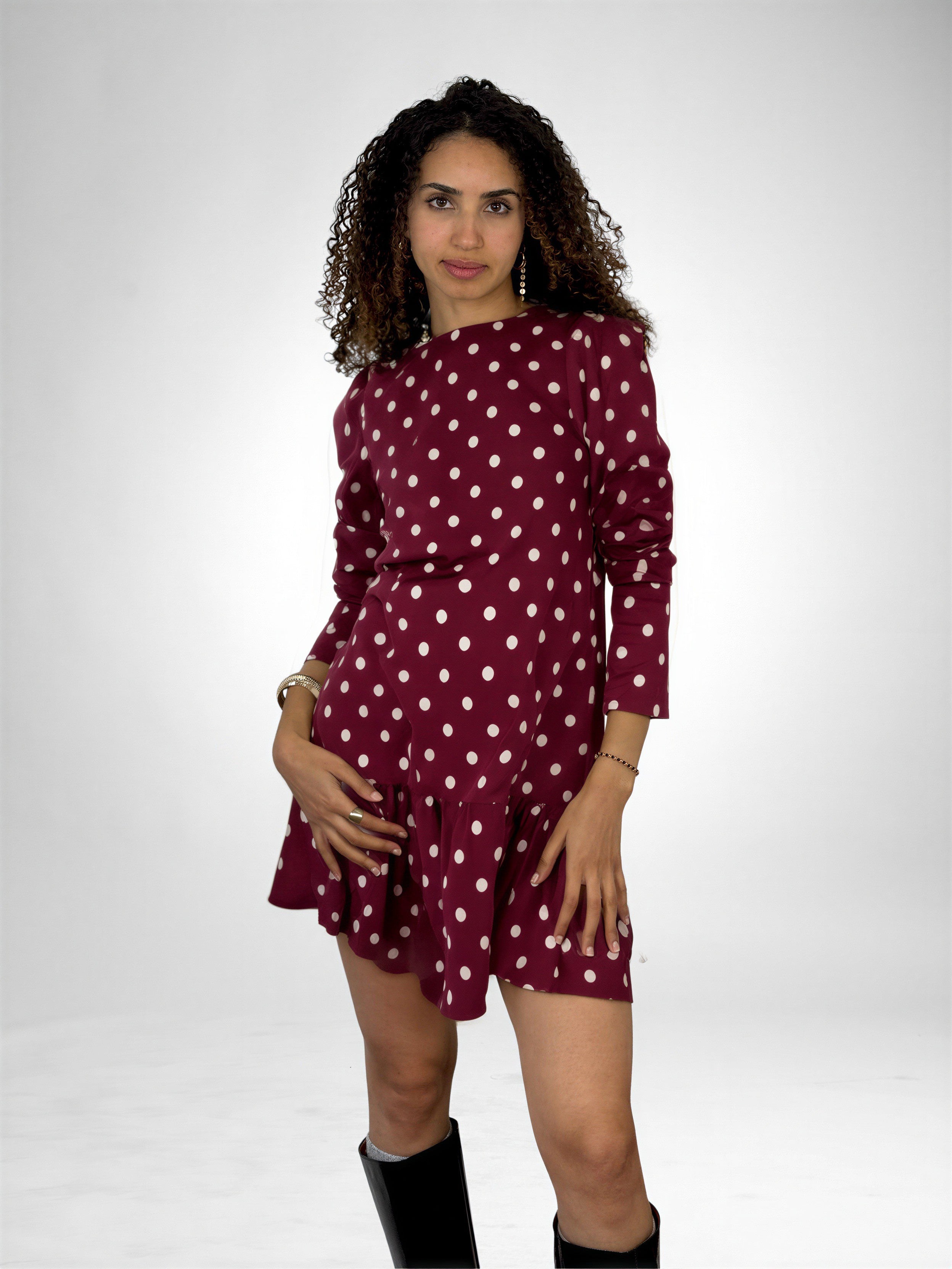 Robe She's My Day - Bordeaux